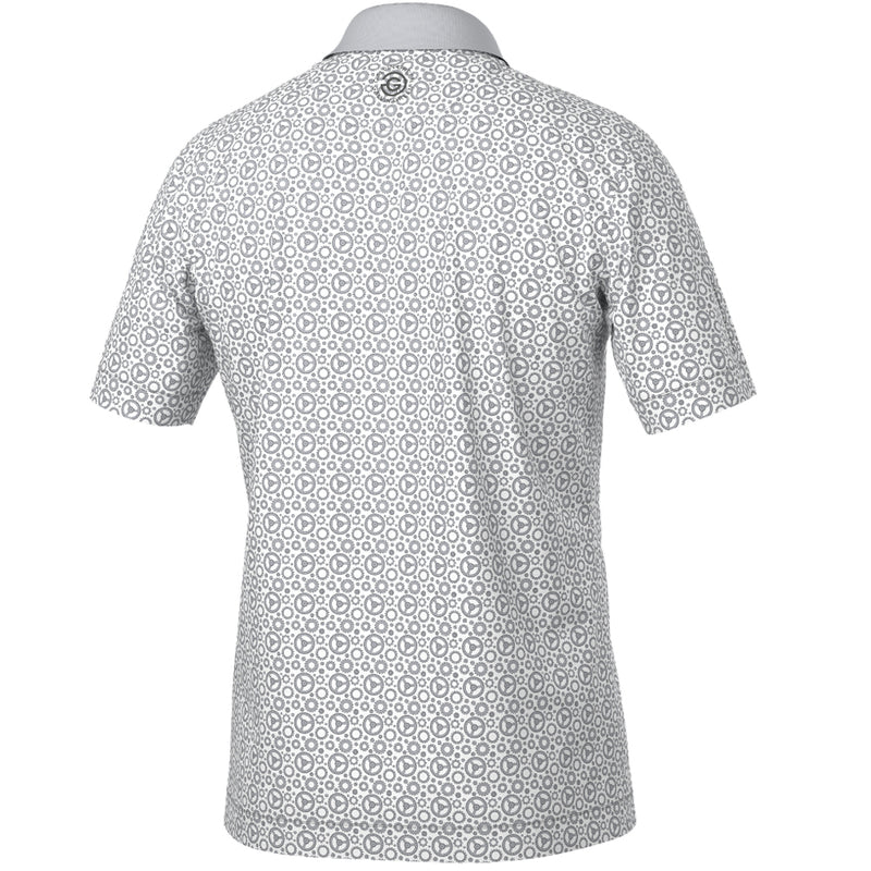 Galvin Green Miracle Polo Shirt - White/Cool Grey