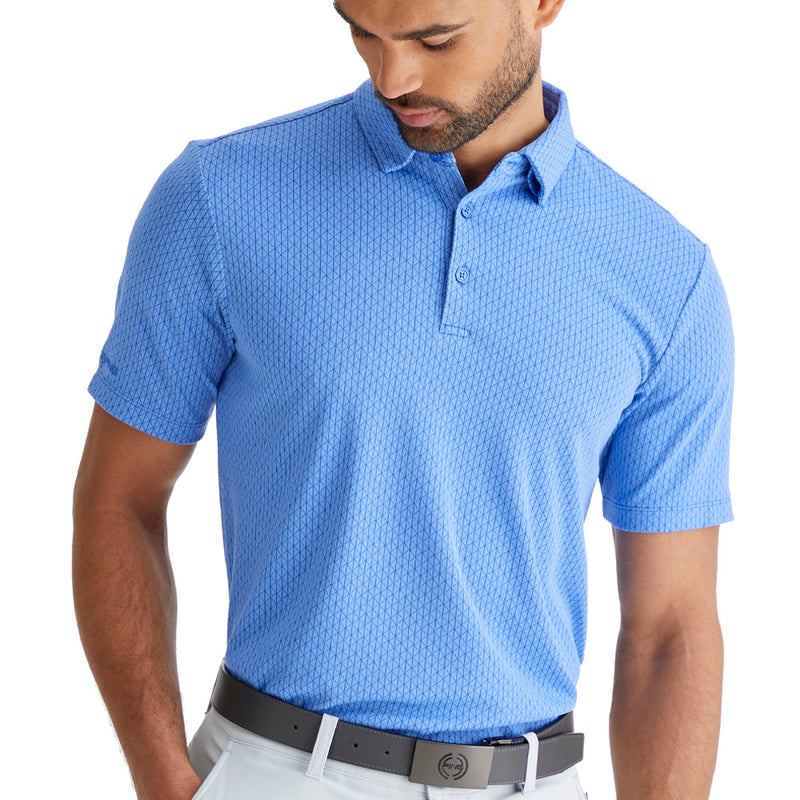 Ping Hershel Polo Shirt - Cornflower Blue Multi