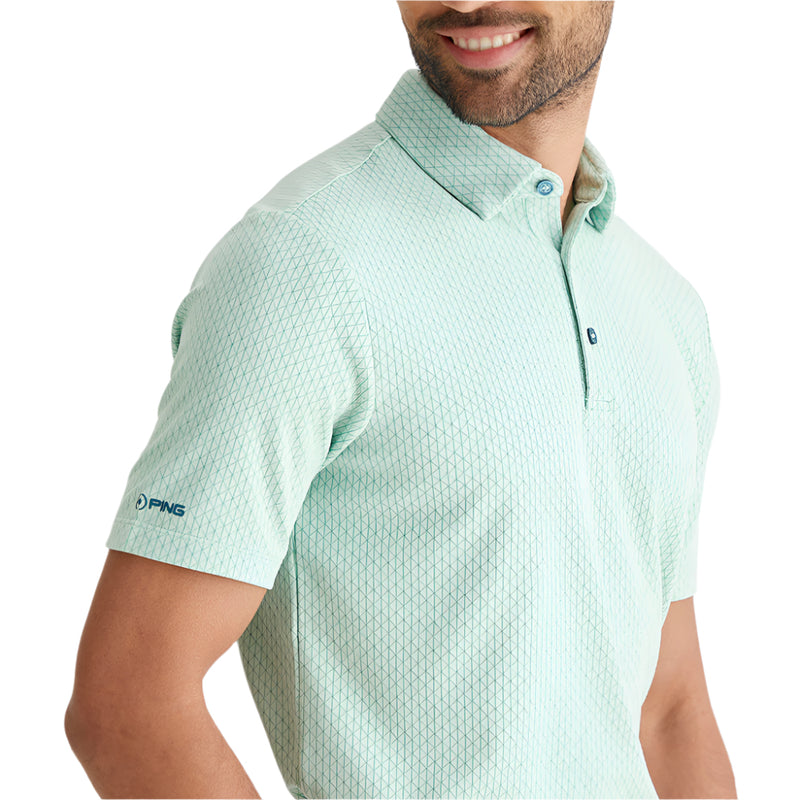 Ping Hershel Polo Shirt - Misty Green Multi