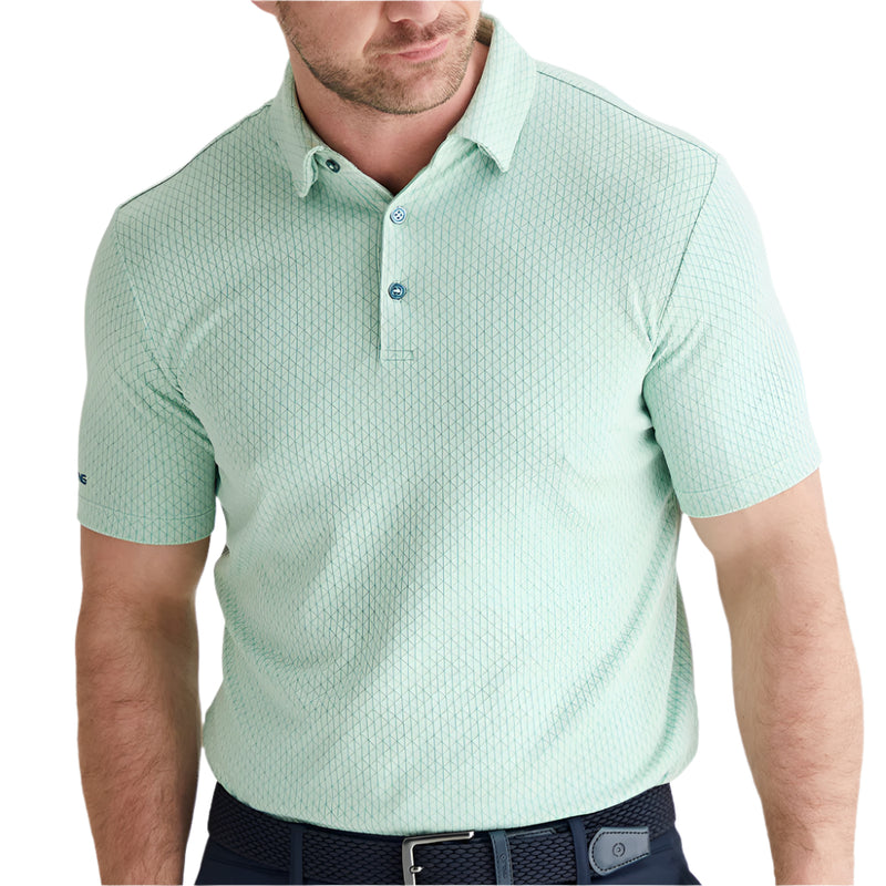 Ping Hershel Polo Shirt - Misty Green Multi