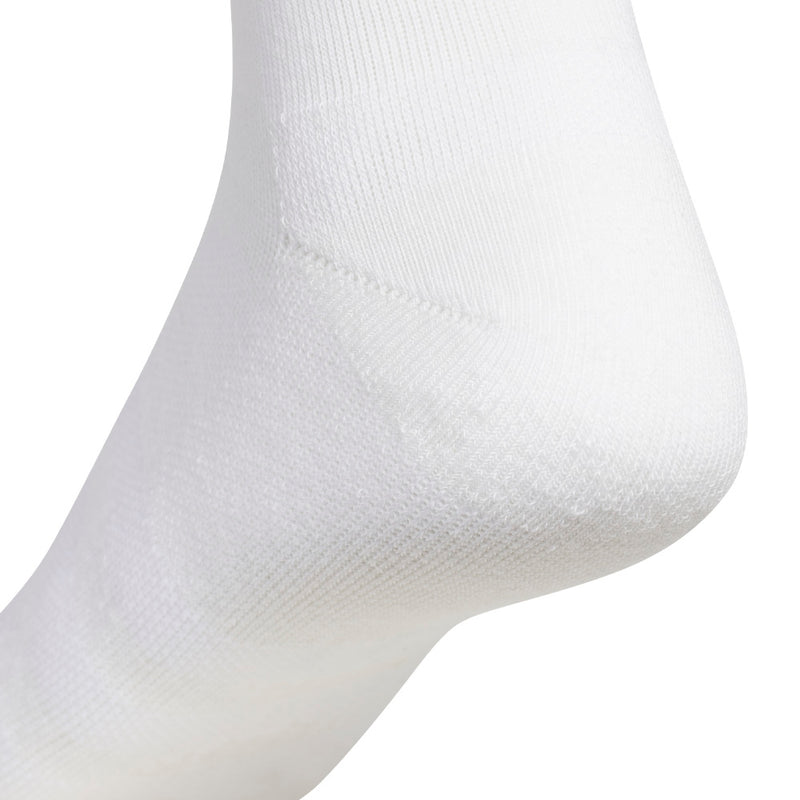 adidas 3 Pack Crew Socks - White/Grey Three/Black