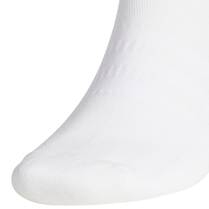 adidas 3 Pack Crew Socks - White/Grey Three/Black