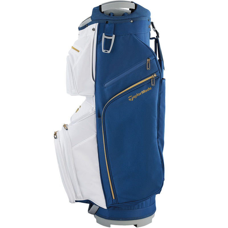 TaylorMade Kalea Gold Ladies Cart Bag - Navy/White