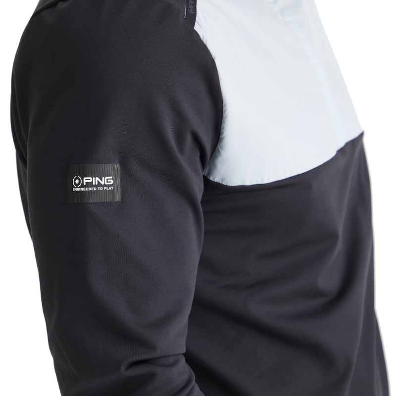 Ping Keeton 1/2 Zip Mid Layer  - Black/Pearl Grey