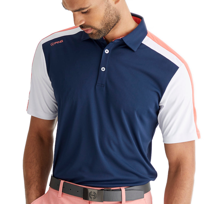 Ping Kelly Polo Shirt - Navy Multi