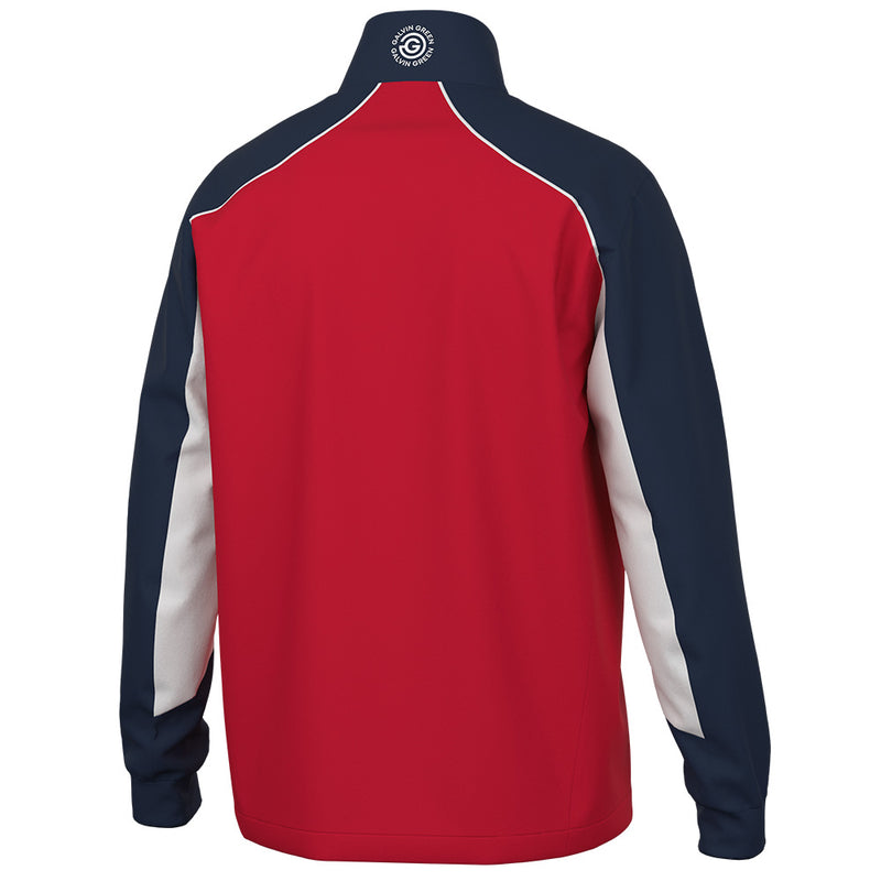 Galvin Green Laurent Windproof Pullover Jacket - Red/Navy