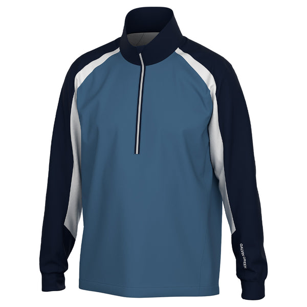 Galvin Green Laurent Windproof Pullover Jacket - Moonlight Blue/Navy