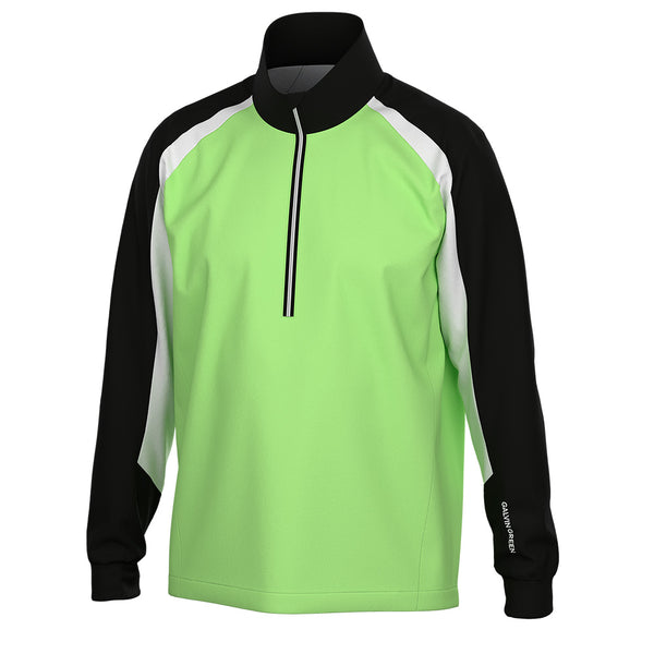 Galvin Green Laurent Windproof Pullover Jacket - Fresh Green/Black