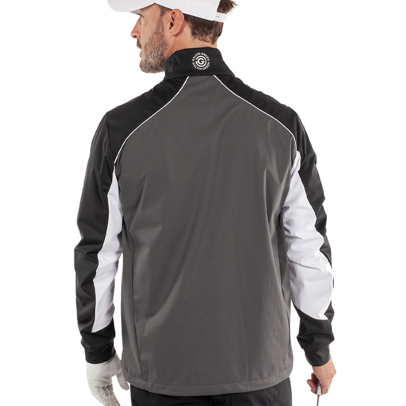 Galvin Green Laurent Windproof Pullover Jacket - Forged Iron/Black