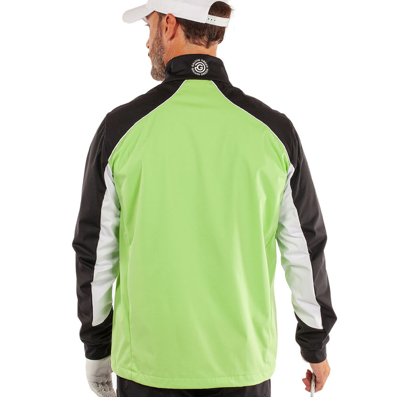 Galvin Green Laurent Windproof Pullover Jacket - Fresh Green/Black