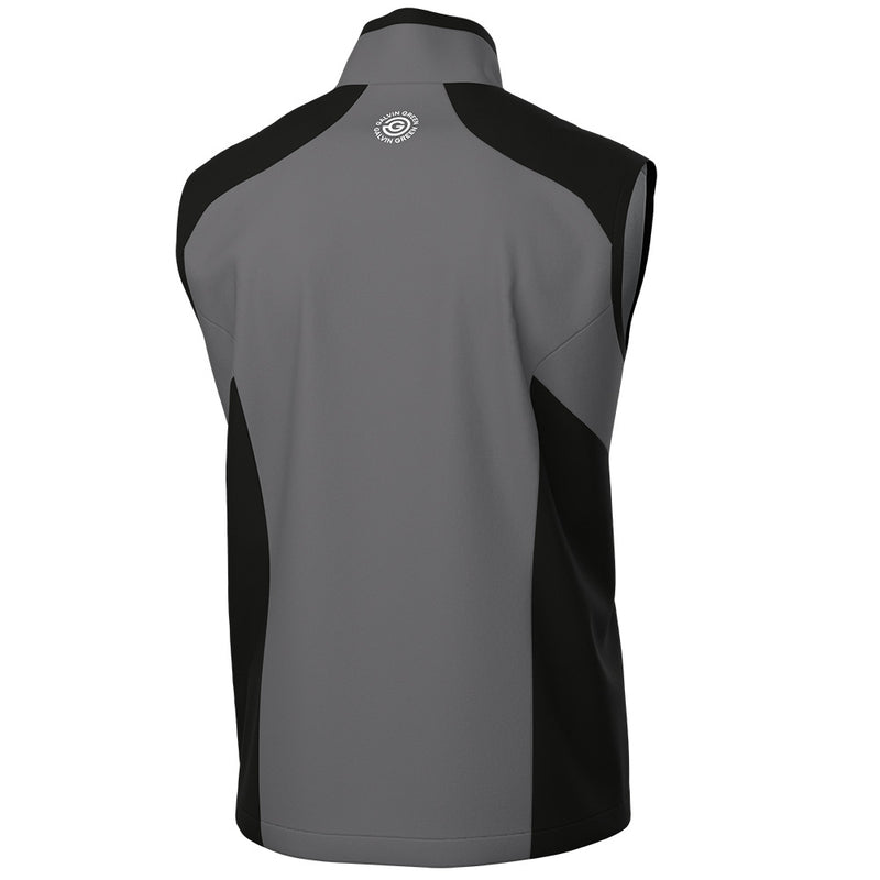 Galvin Green Leo Windproof Gilet - Forged Iron/Black