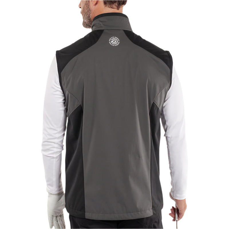 Galvin Green Leo Windproof Gilet - Forged Iron/Black