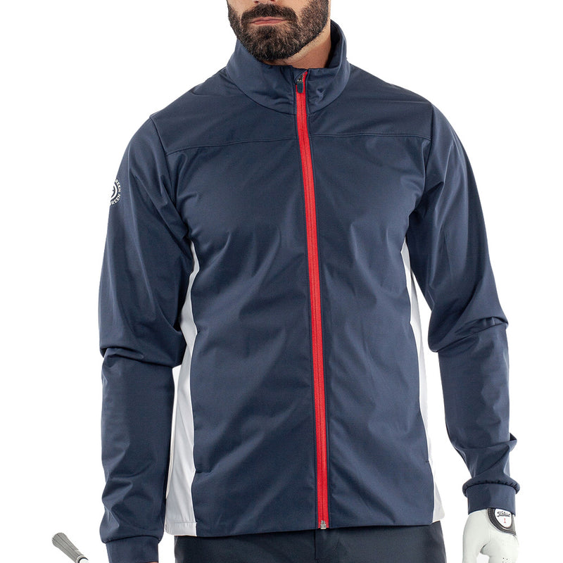 Galvin Green Lloyd Windproof Jacket - Navy/Red/White