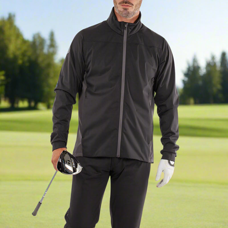 Galvin Green Lloyd Windproof Jacket - Black/Forged Iron