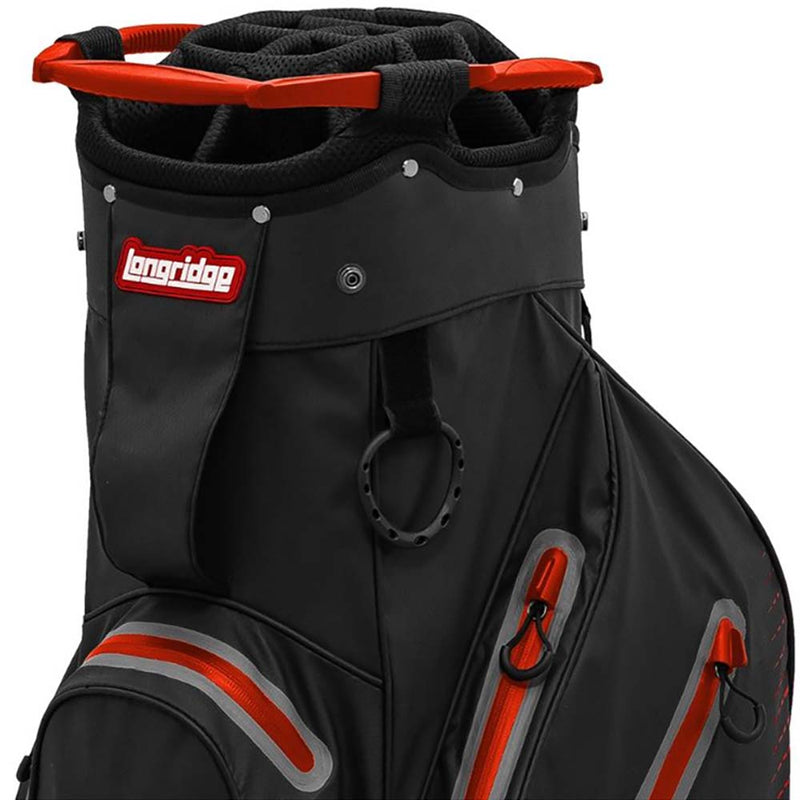 Longridge Elements Waterproof Cart Bag - Black/Red