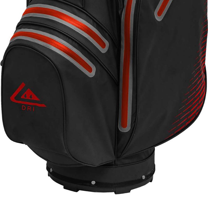 Longridge Elements Waterproof Cart Bag - Black/Red