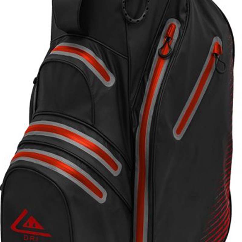 Longridge Elements Waterproof Cart Bag - Black/Red