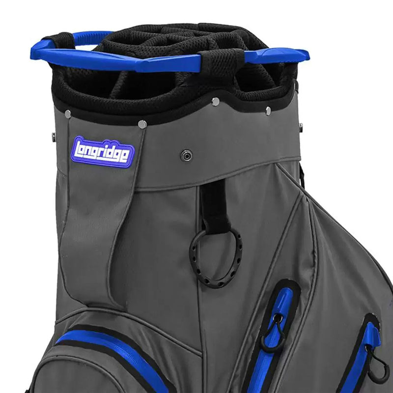 Longridge Elements Waterproof Cart Bag - Grey/Royal Blue