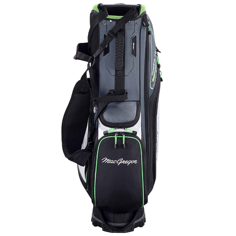 MacGregor Principal 9.5" Stand Bag - Black/Grey/Green