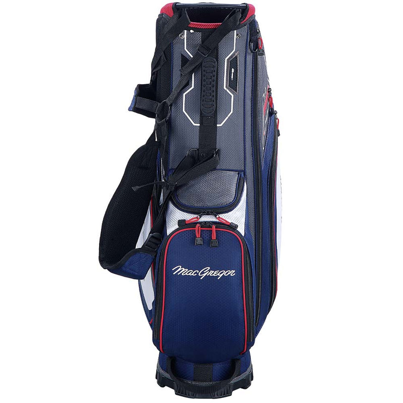 MacGregor Principal 9.5" Stand Bag - Navy/Grey/Red