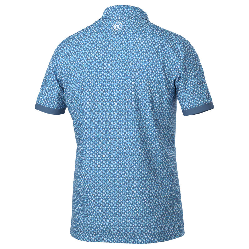 Galvin Green Manuel Polo Shirt - Moonlight Blue/White