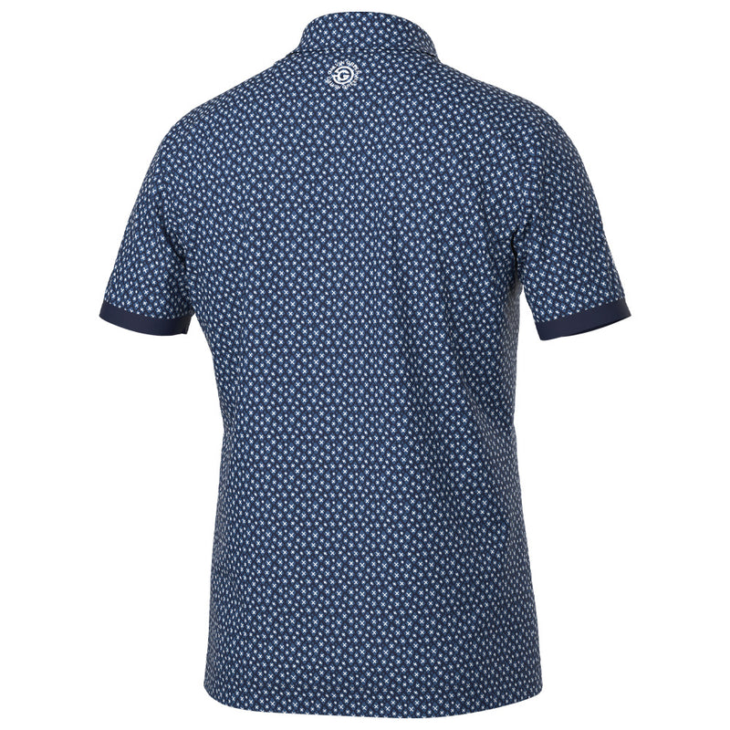 Galvin Green Manuel Polo Shirt - Navy/White