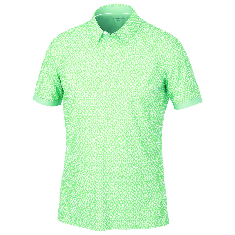 Galvin Green Manuel Polo Shirt - Fresh Green/White