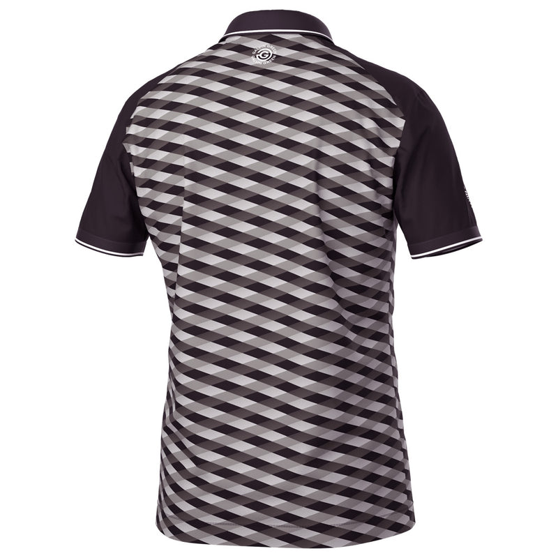 Galvin Green Marlon Polo Shirt - Black/Sharkskin