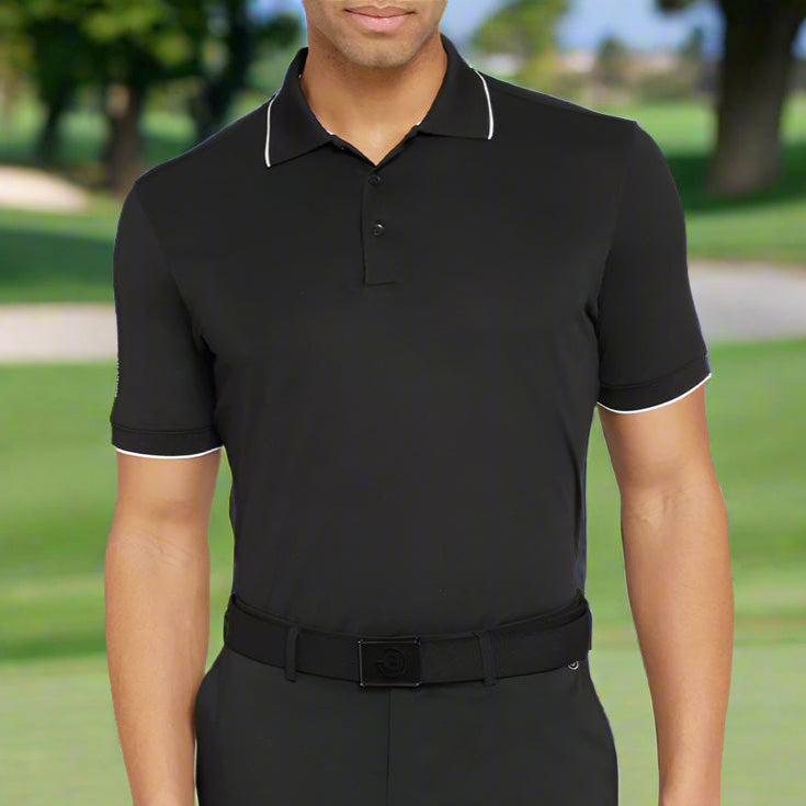 Galvin Green Marty Polo Shirt - Black