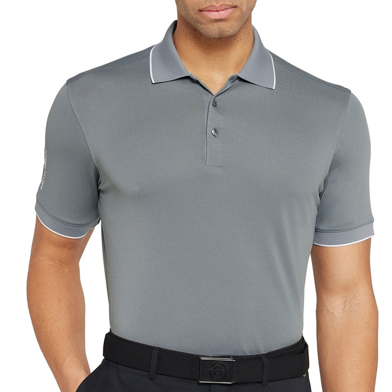 Galvin Green Marty Polo Shirt - Sharkskin