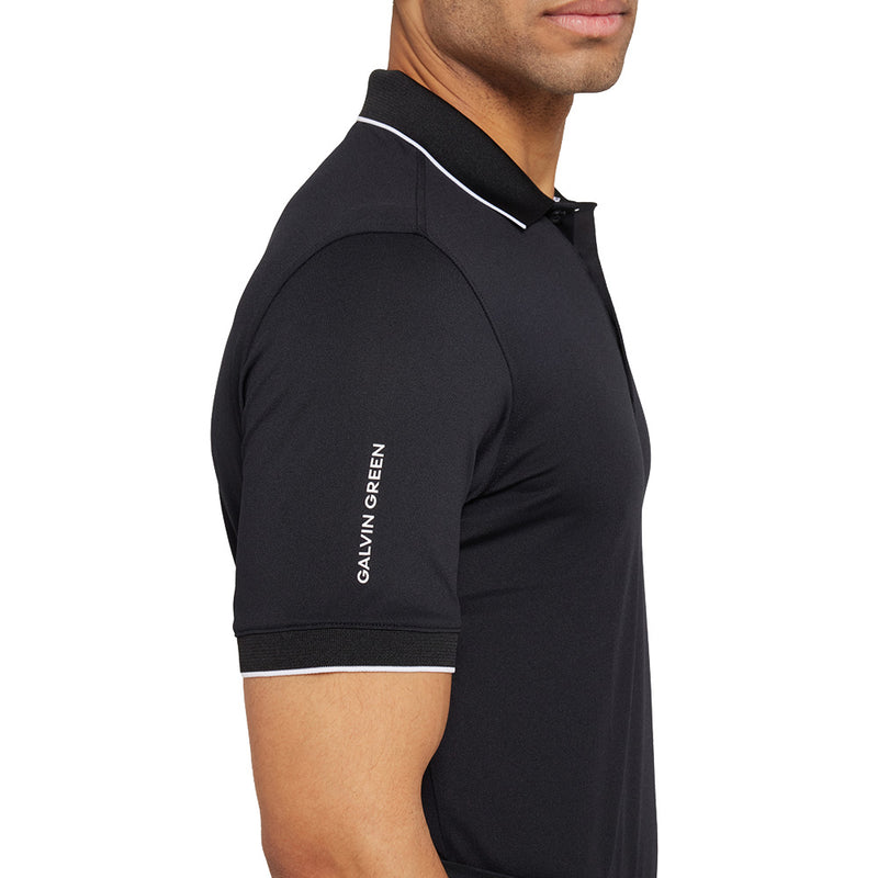 Galvin Green Marty Polo Shirt - Black