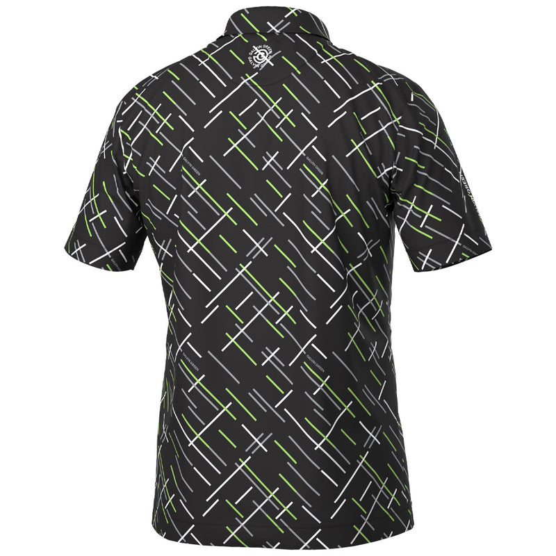 Galvin Green Mathias Polo Shirt - Black/Fresh Green