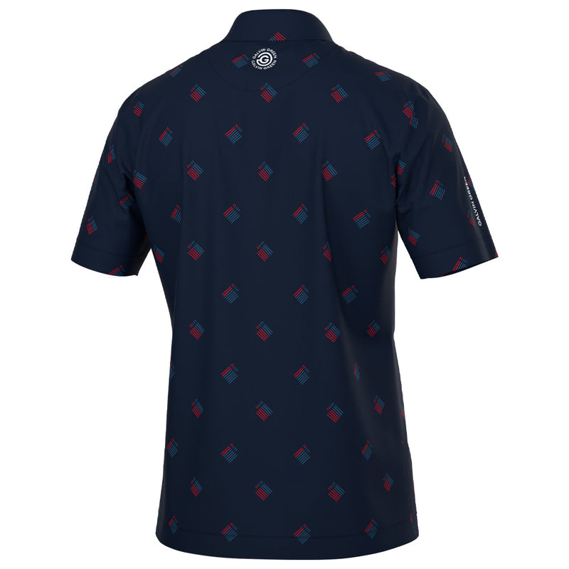 Galvin Green Memo Polo Shirt - Navy