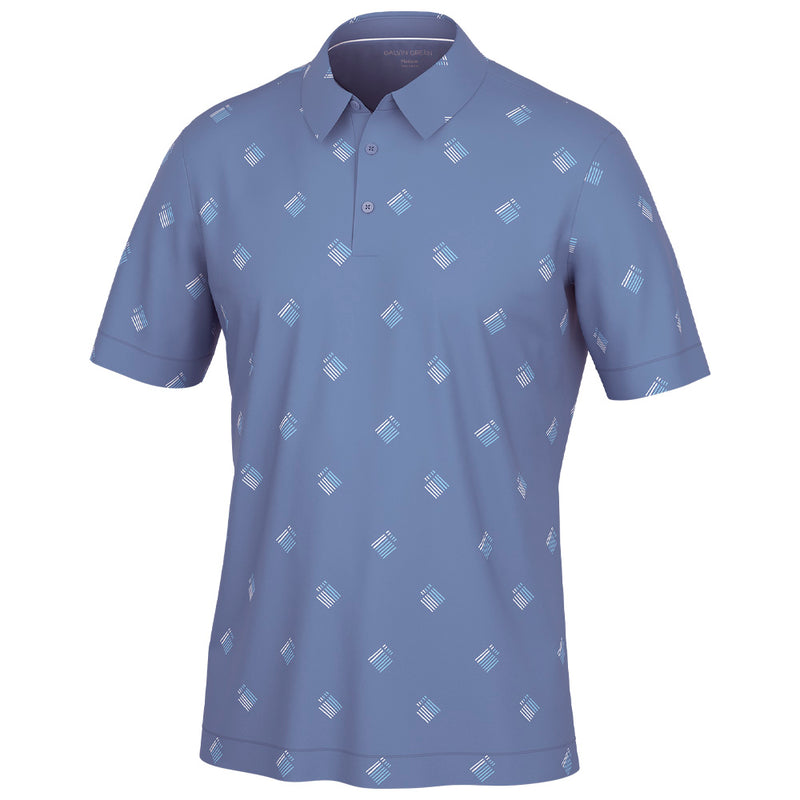 Galvin Green Memo Polo Shirt - Moonlight Blue