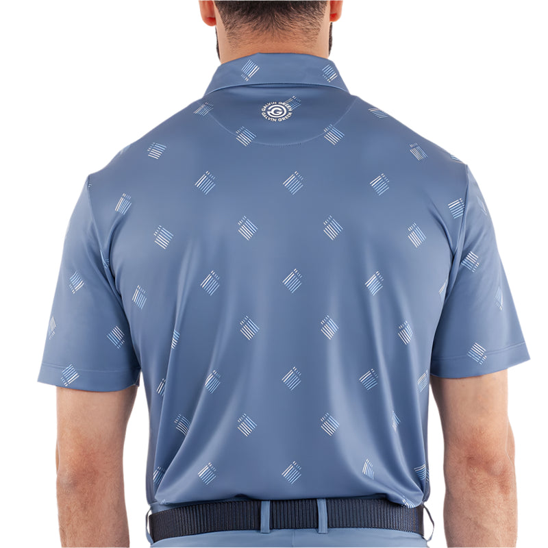 Galvin Green Memo Polo Shirt - Moonlight Blue