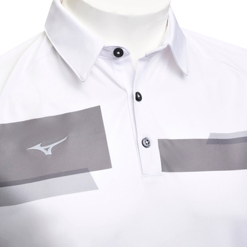 Mizuno Interlock Polo Shirt - White