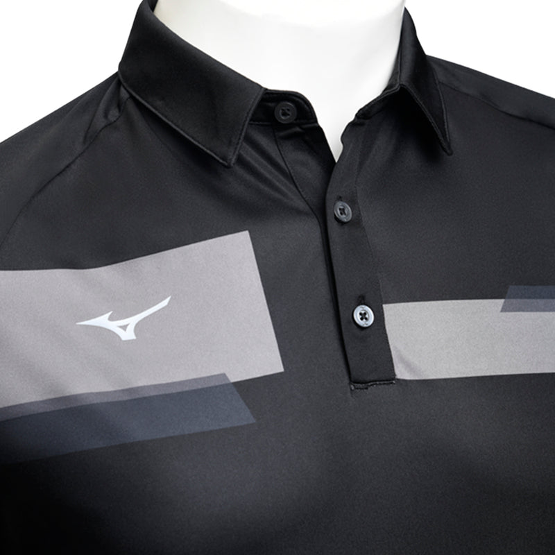 Mizuno Interlock Polo Shirt - Black