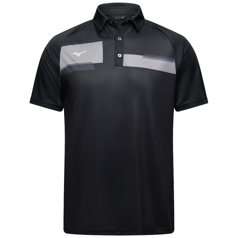 Mizuno Interlock Polo Shirt - Black