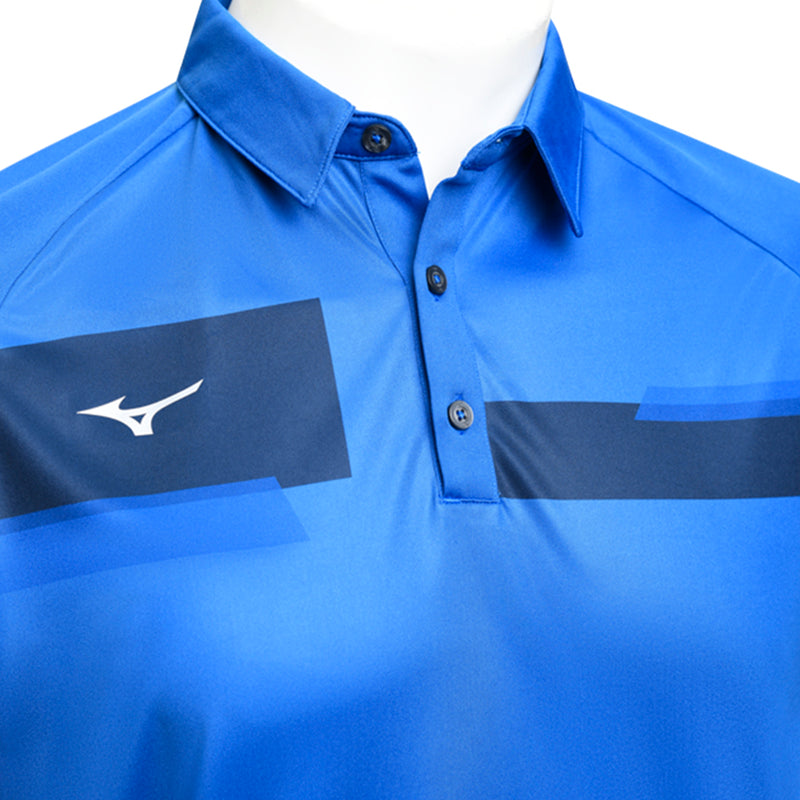 Mizuno Interlock Polo Shirt - Blue