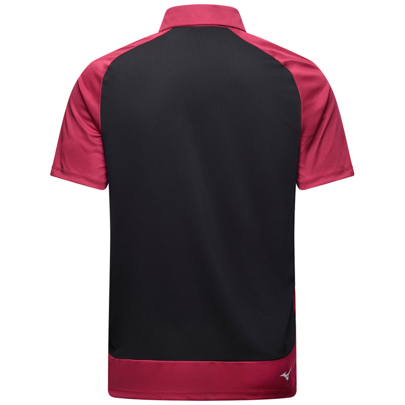 Mizuno Contrast Polo Shirt - Burgundy