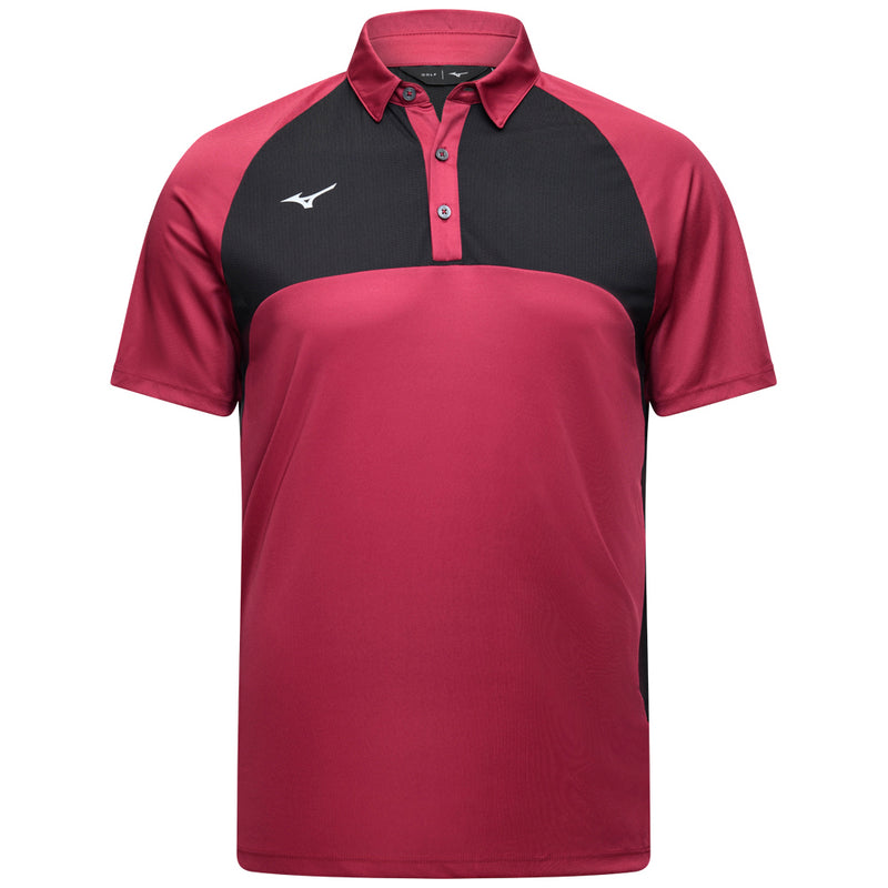 Mizuno Contrast Polo Shirt - Burgundy