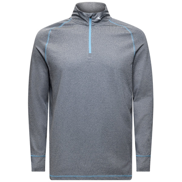 Mizuno Melange 1/4 Zip Pullover - Navy