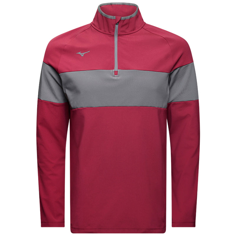 Mizuno Link 1/4 Zip Pullover - Burgundy