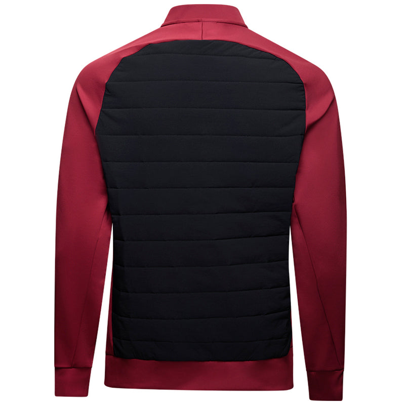 Mizuno Hybrid Bomber Jacket - Burgundy