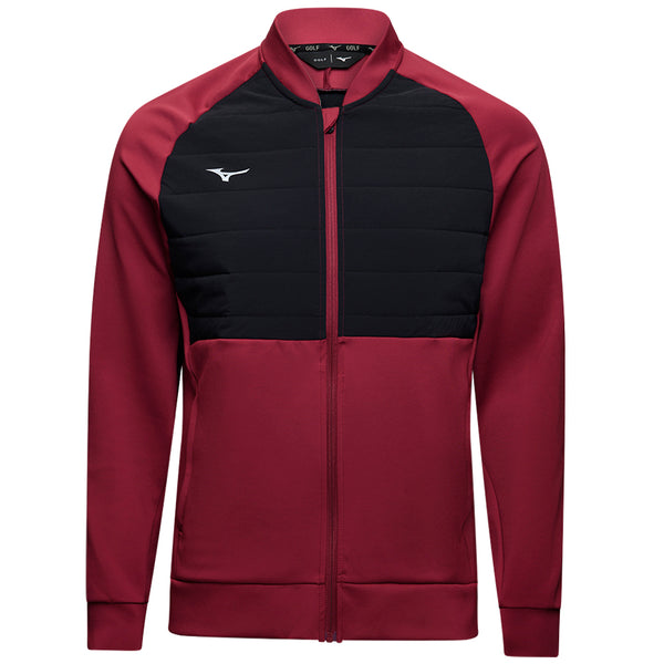 Mizuno Hybrid Bomber Jacket - Burgundy