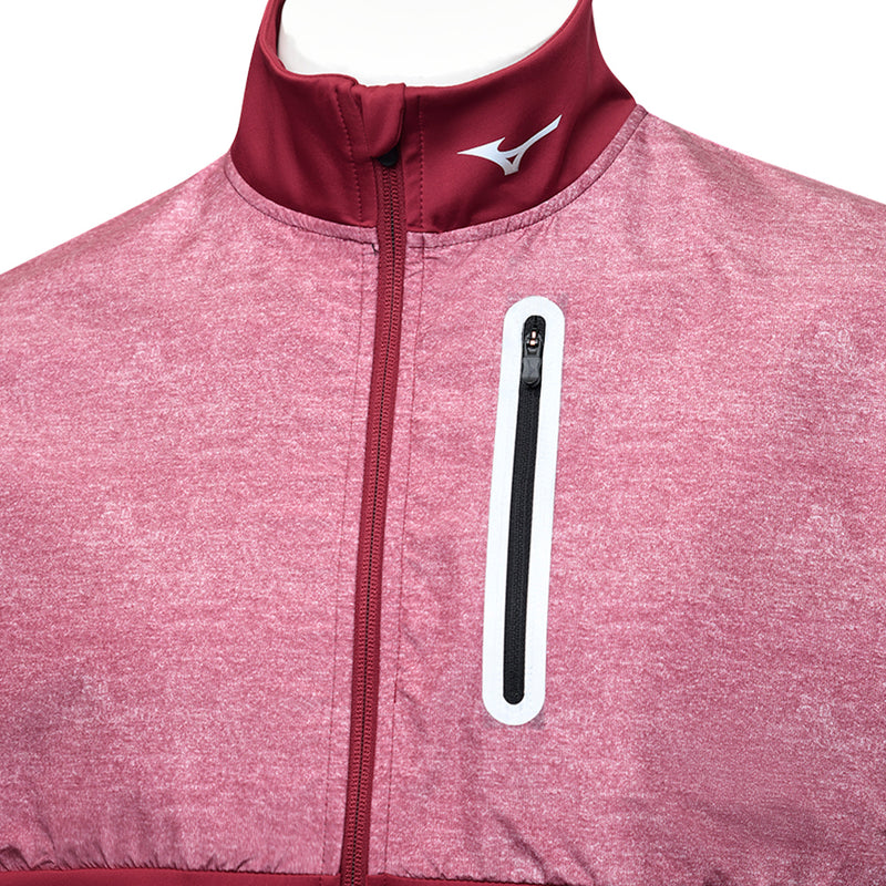 Mizuno Melange Reflect Jacket - Burgundy