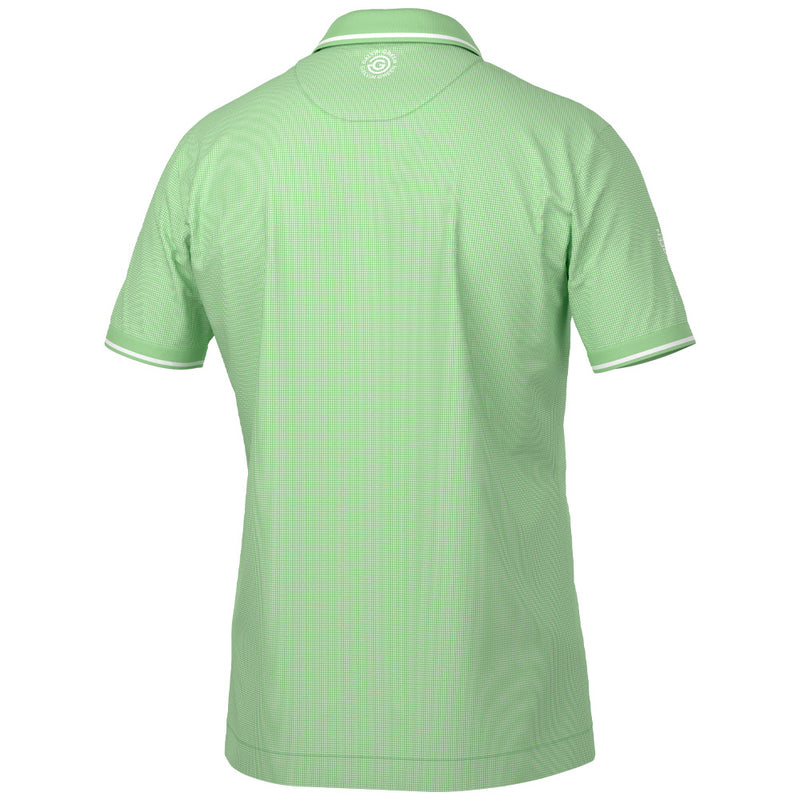 Galvin Green Miller Polo Shirt - White/Fresh Green