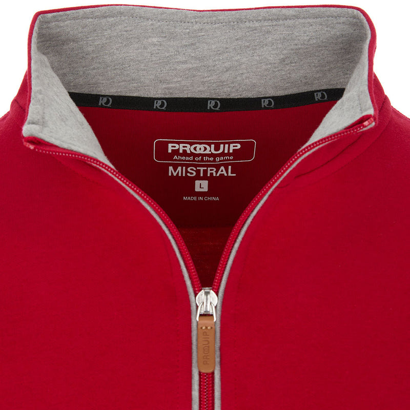 ProQuip Mistral 1/4 Zip Sweater - Red