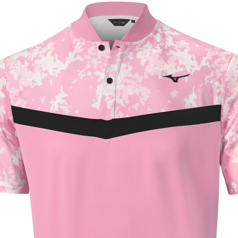 Mizuno Floral GC Polo Shirt - Lilac Sachet