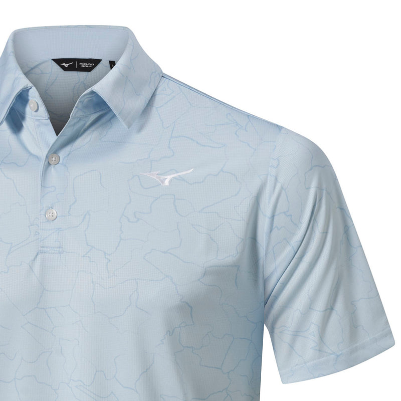 Mizuno Fragma Polo Shirt - Ice Water